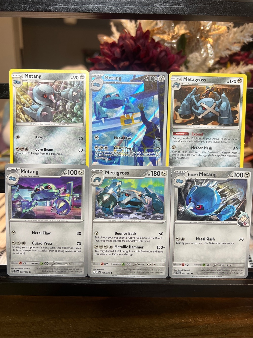 Pokemon Metagross/Metang Holo Full Art Card